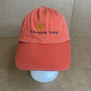 Tampa Bay Adjustable Hat, Orange, Suttons Sportswear, Palm Tree